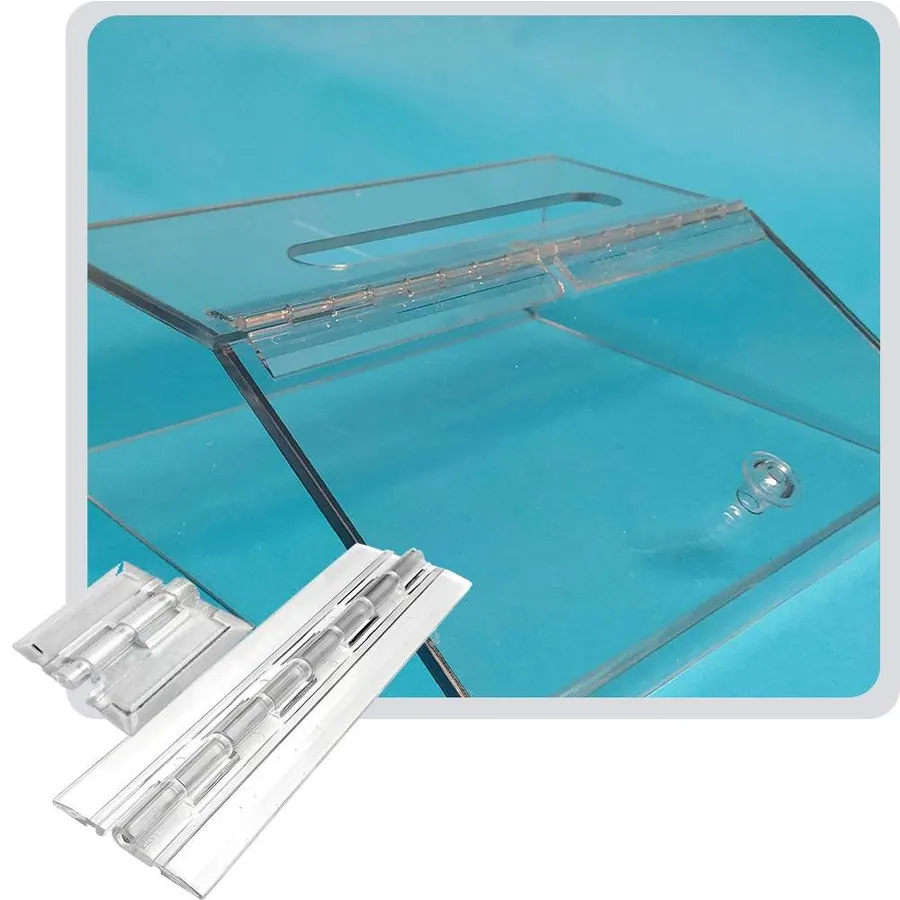 Bisagras de Acrílico Transparente