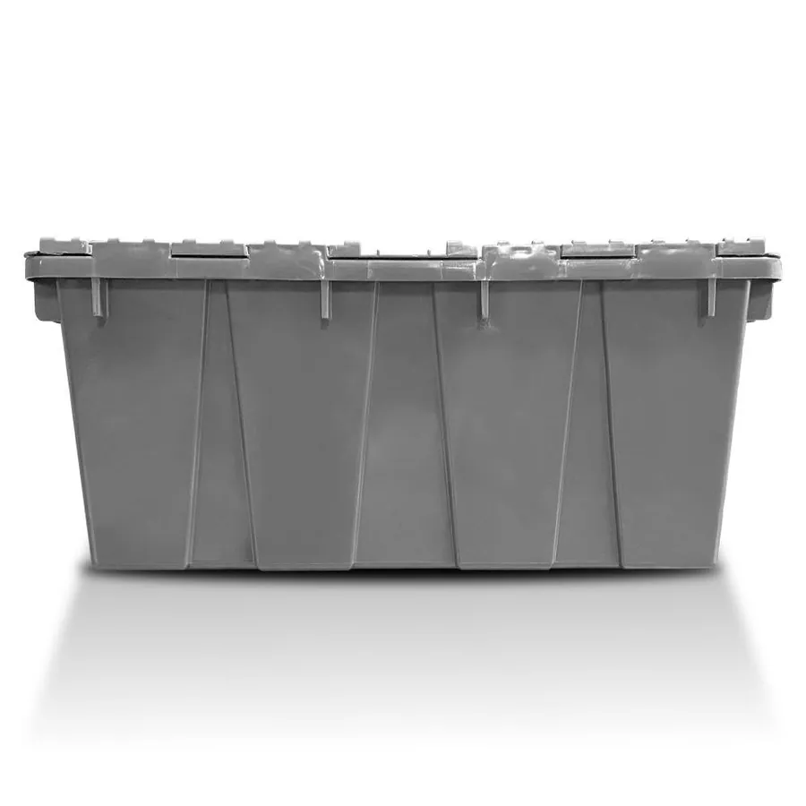 Caja con tapa de bisagra