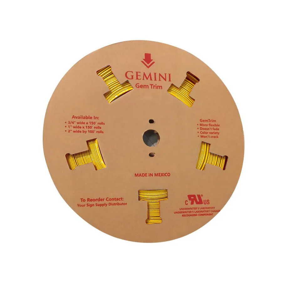 Cinta de Moldura para Decoración y Protección de Letras de Canal Silvatrim Gemini