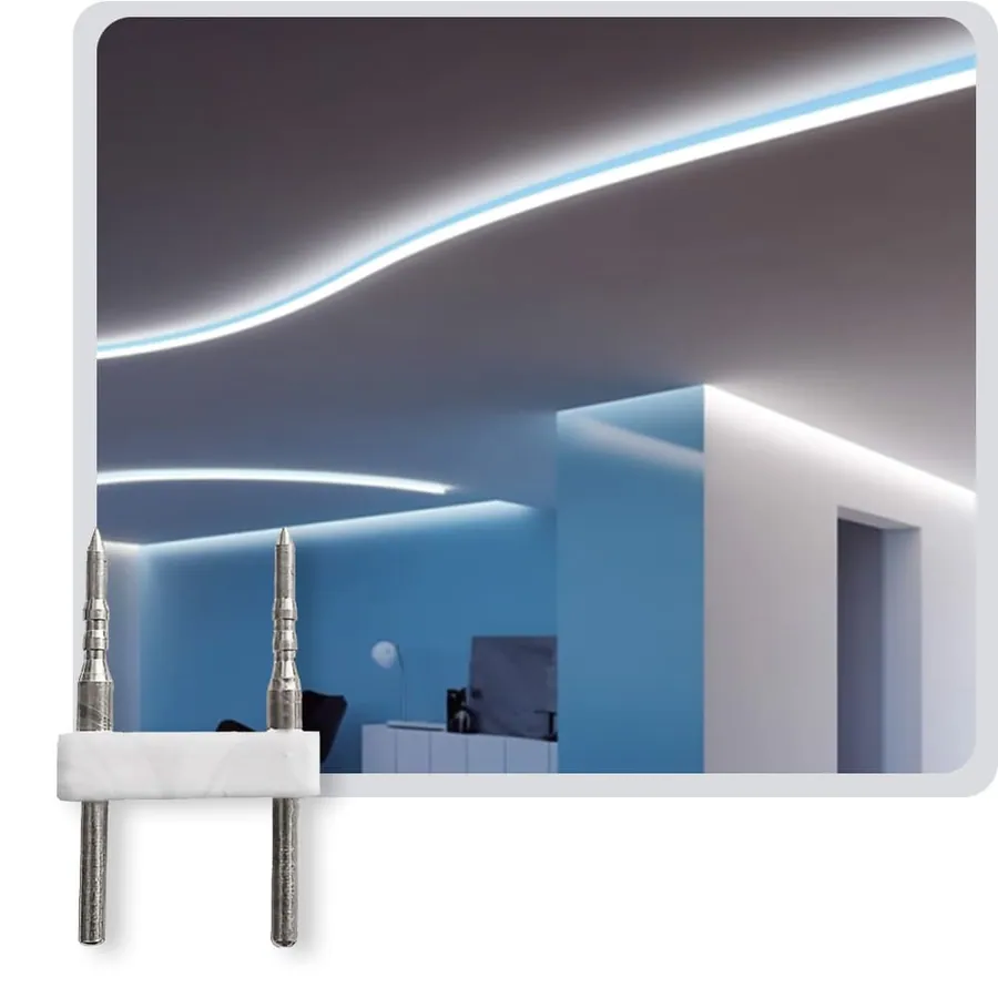 Conector para tubo de led flexible Ultra tubo-tubo