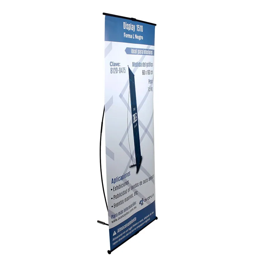 Display Publicitario Tipo L para Interiores Modelo 1510
