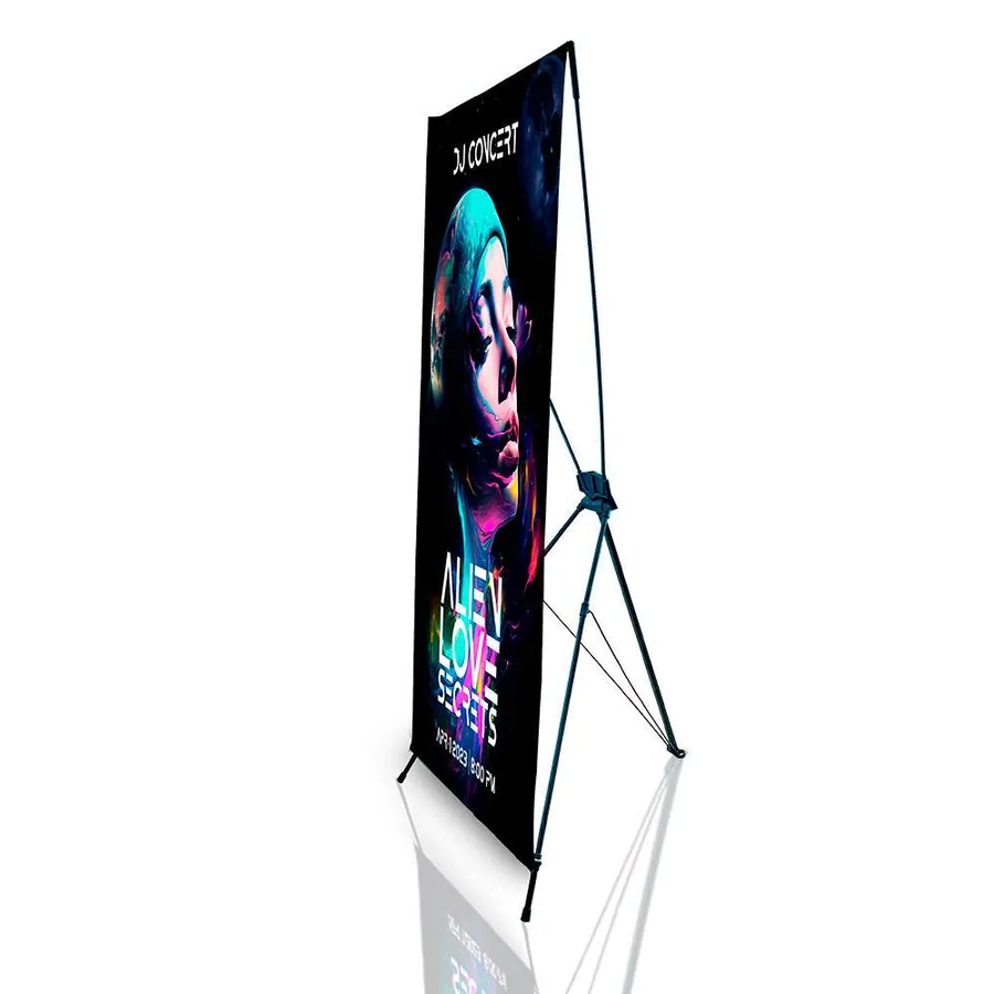 Display Publicitario Tipo X para Publicidad en Interior Modelo 1501