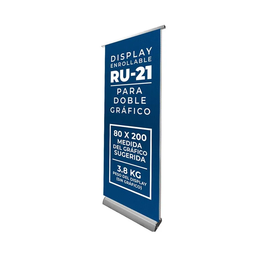 Display Tipo Enrollable para Doble gráfico Modelo RU21