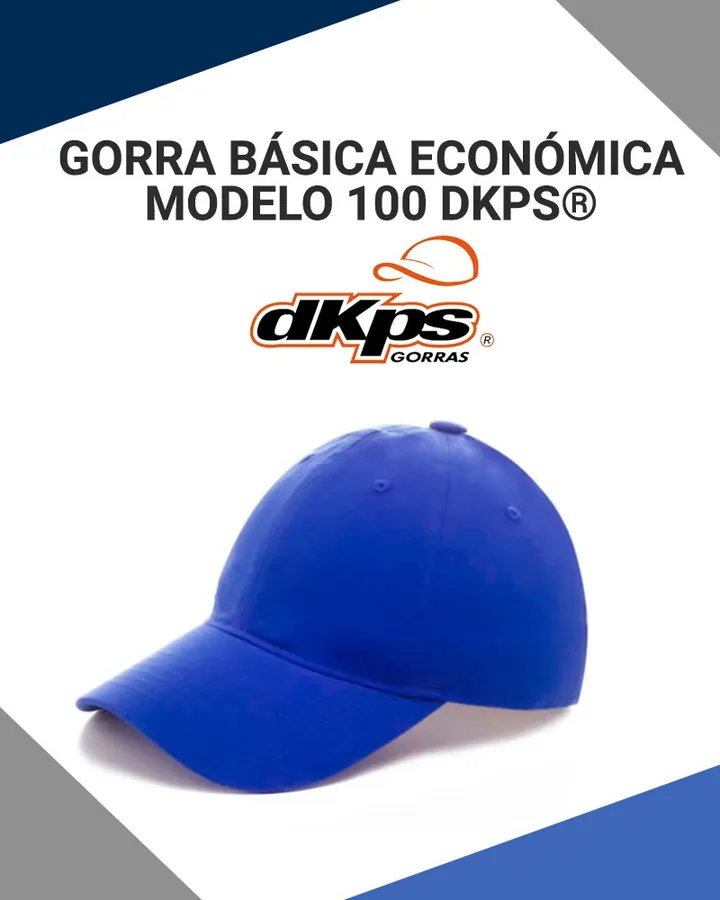 Gorra Básica Económica Promocional Modelo 100