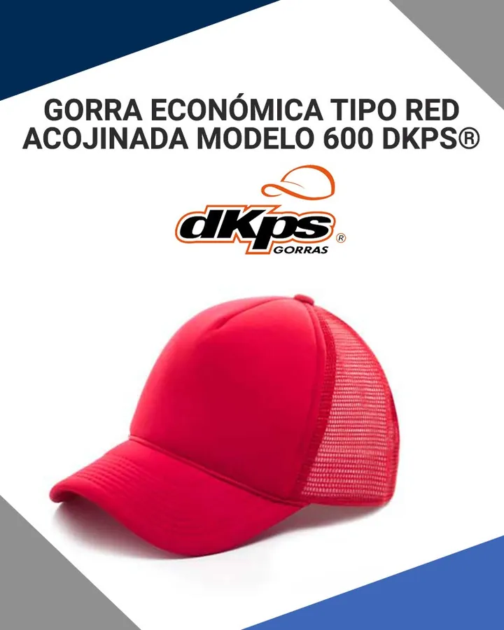 Gorra Económica Promocional Tipo Red Acojinada Modelo 600