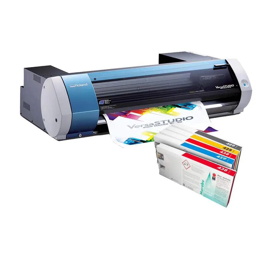 Impresora Cortadora Roland BN-20 + Tintas Marajet