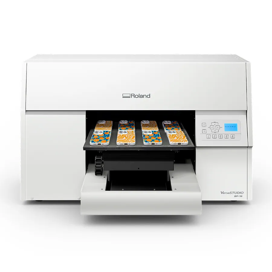 IMPRESORA ROLAND CAMA PLANA UV BF-16