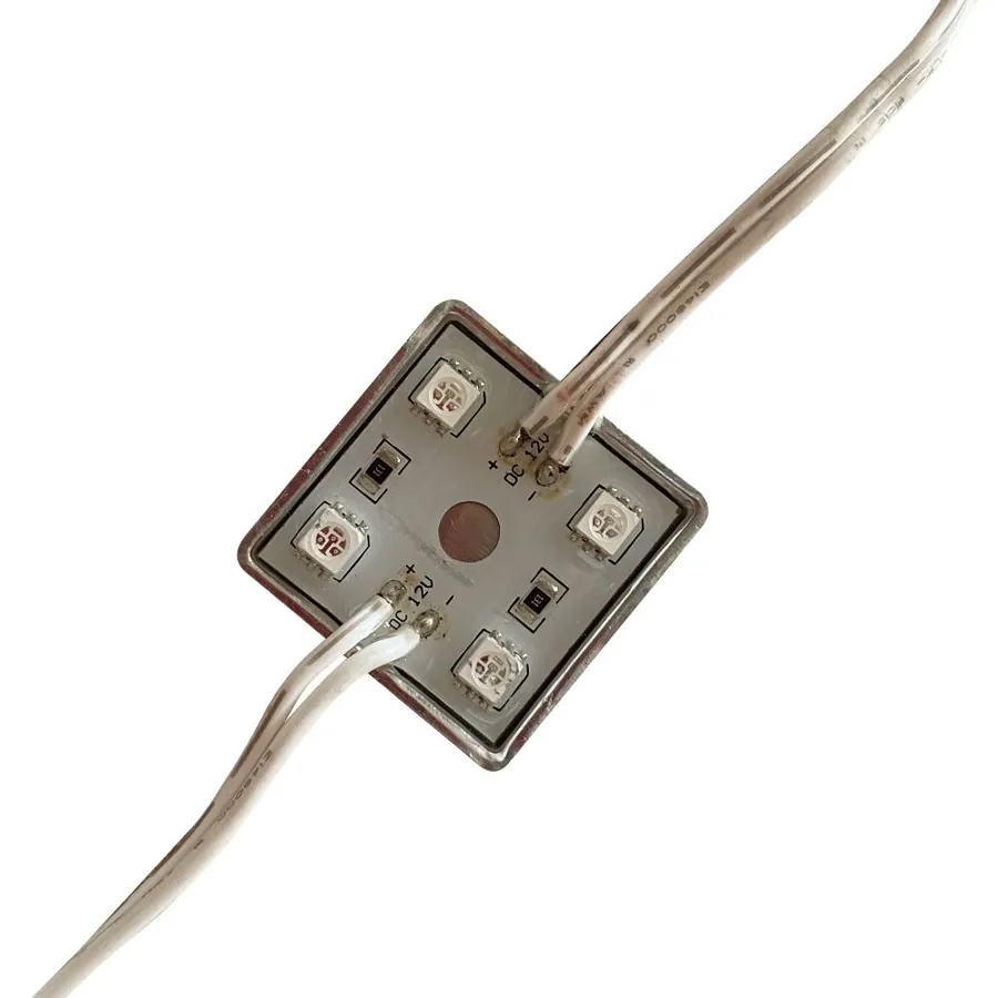 Leds Resistentes al Agua 4 Diodos SMD Alto Brillo de PVC