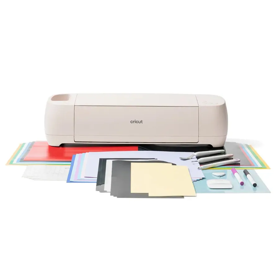 Paquete Plotter De Corte Cricut Explore 4 Rosa Marfil