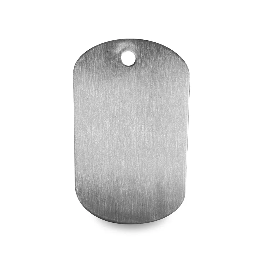 Placa militar rectangular
