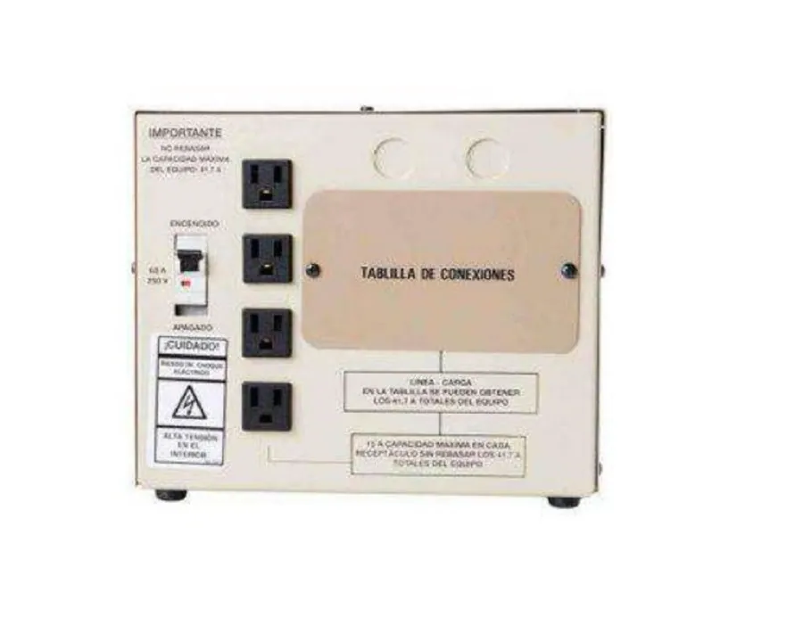 Regulador de voltaje ISB 5000 110v / 220v