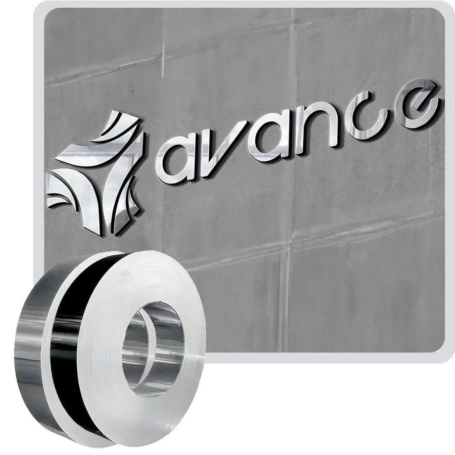 Rollo de Aluminio Anodizado para Letras de Canal 13cm