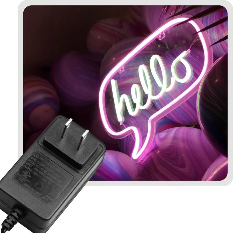 Transformador / Convertidor de Corriente 12V 60W para Neón Flex