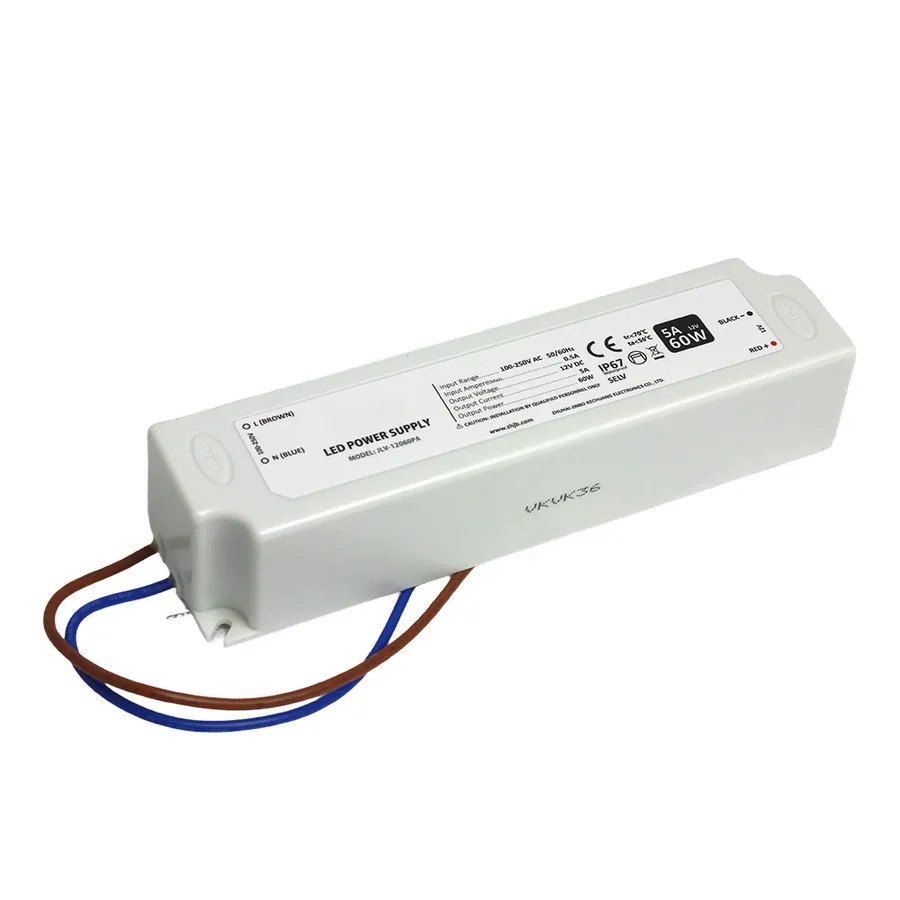 Transformador II de 60w para leds resistente al agua